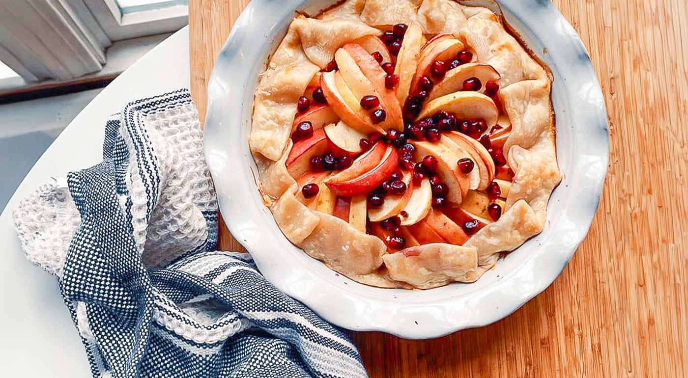 Apple and Pomegranate Galette 