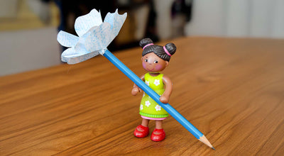 Simple Paper Flower Pencil Topper Craft