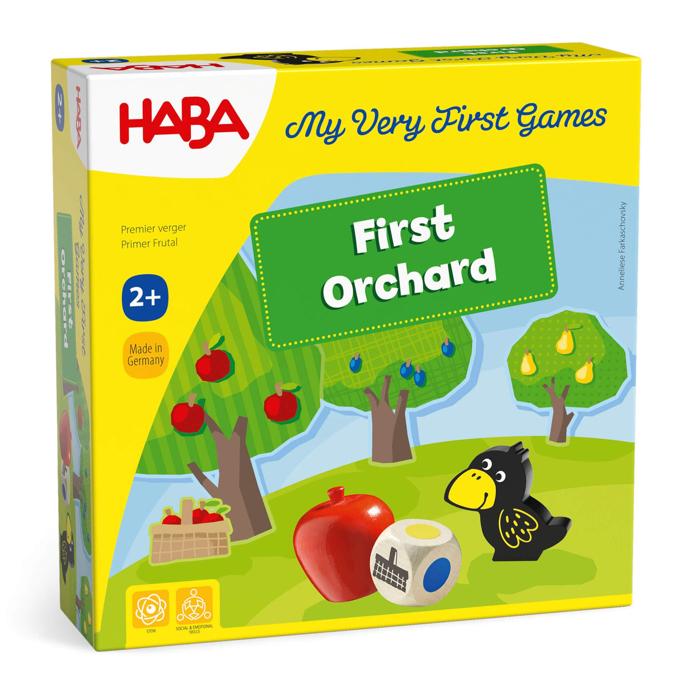 HABA My Very First Games - First Orchard Cooperative Board Game (Made in  Germany)