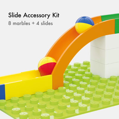 Slide Accessory Kit: 8 marbles + 4 slides