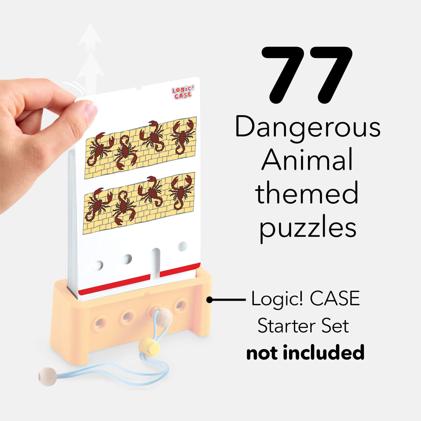 77 Dangerous Animal themed puzzles - Logic! CASE Starter Set not included