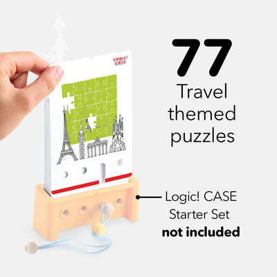 77 travel themed puzzles - logic! CASE Starter Set not included