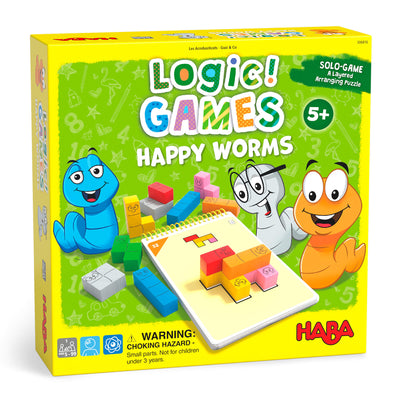 Logic! GAMES: Happy Worms box