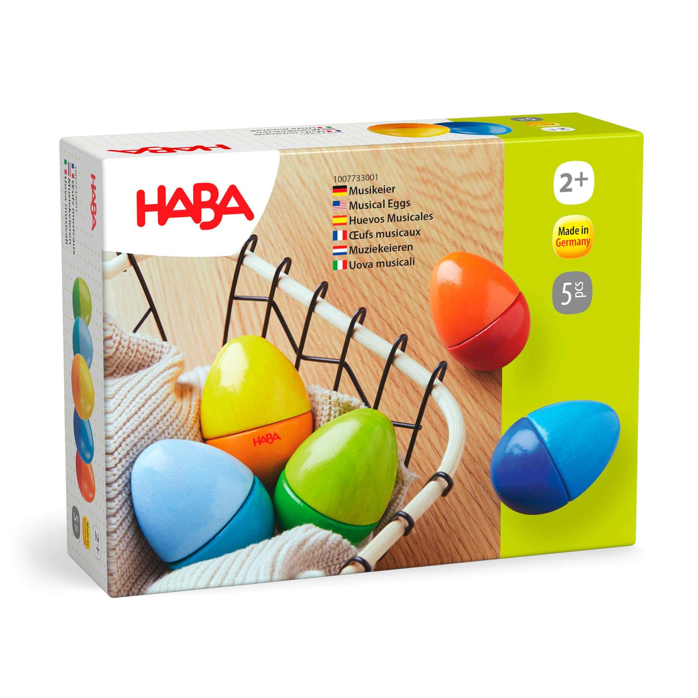 HABA Wooden Musical Egg packaging