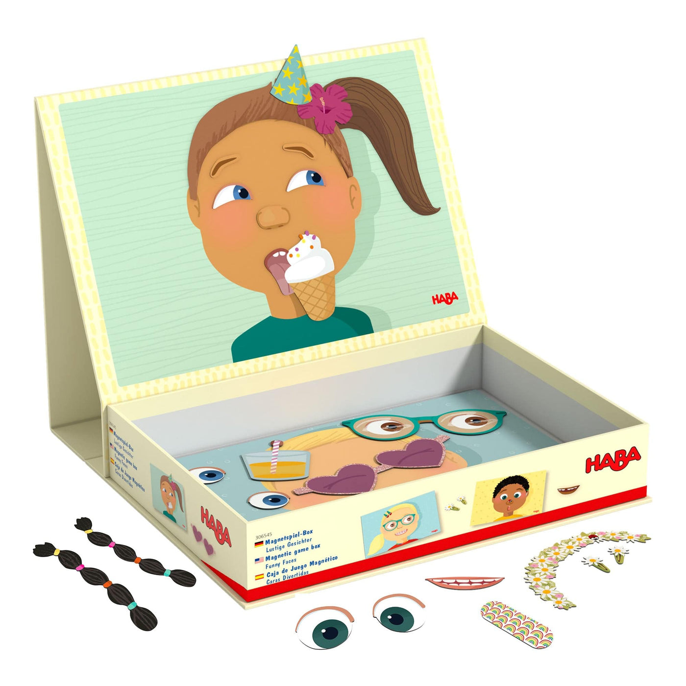 Funny Faces Magnetic HABA USA Box | Game