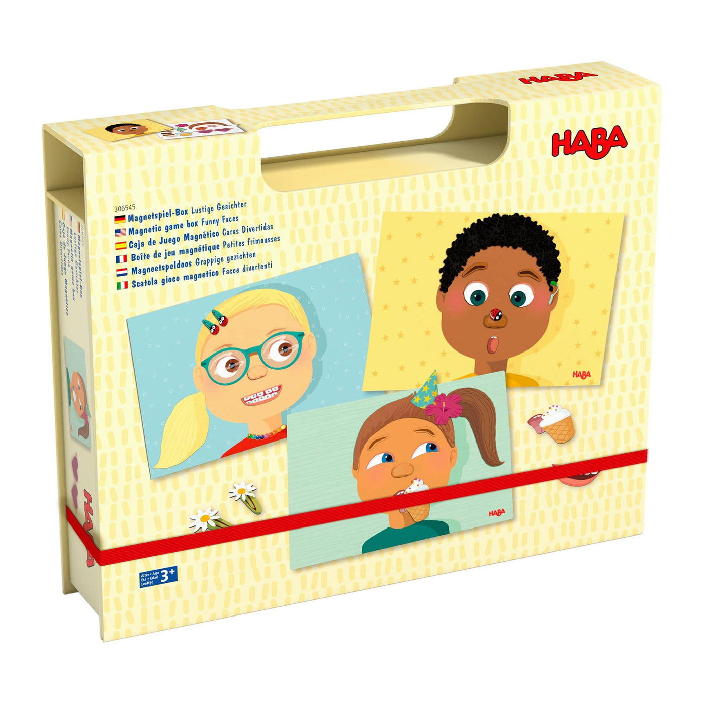 Funny Faces Magnetic Game HABA | USA Box