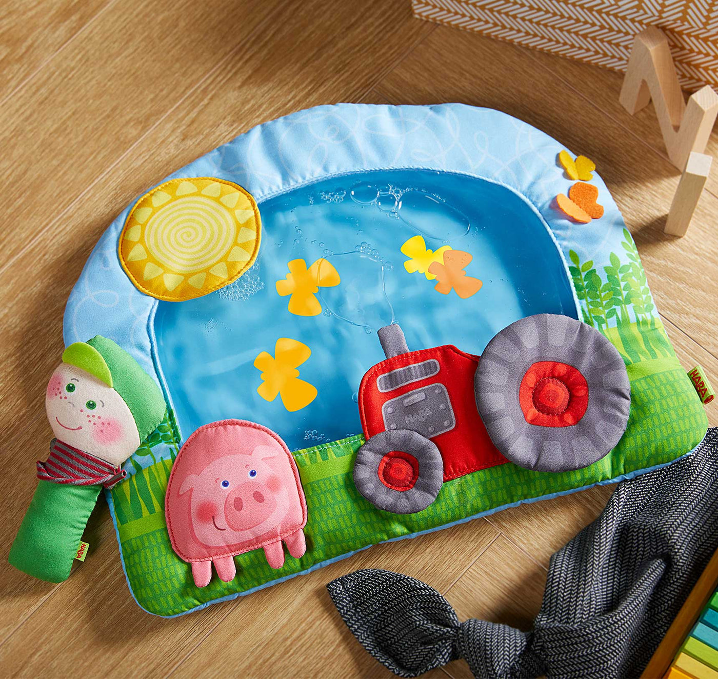 Haba on The Farm Tummy Time Water Play Mat